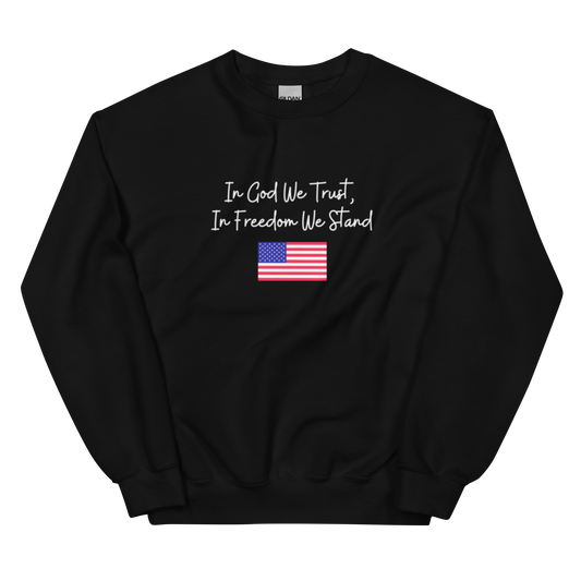 USA In God In Freedom Unisex Sweatshirt