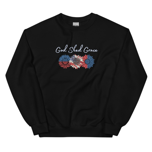 USA American God Shed Grace Unisex Sweatshirt