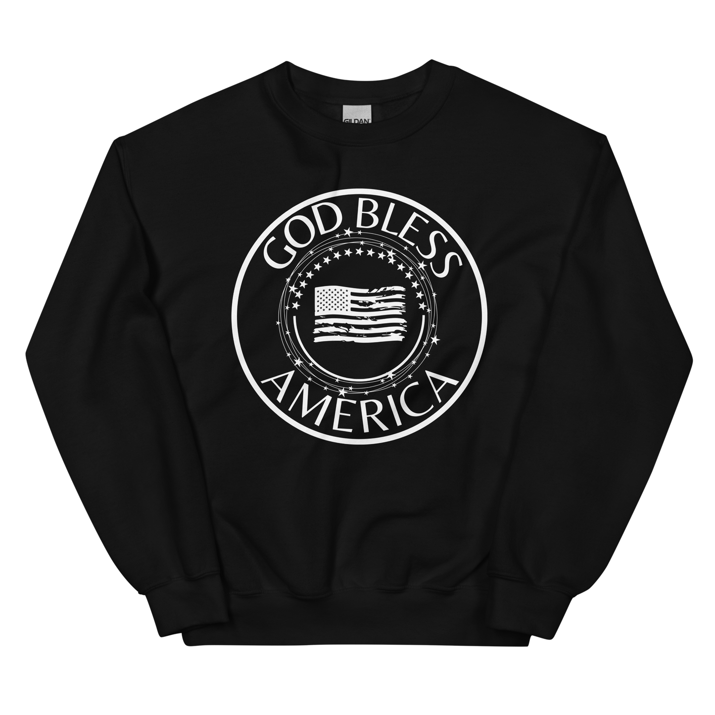 God Bless America Encircled Flag Unisex Sweatshirt