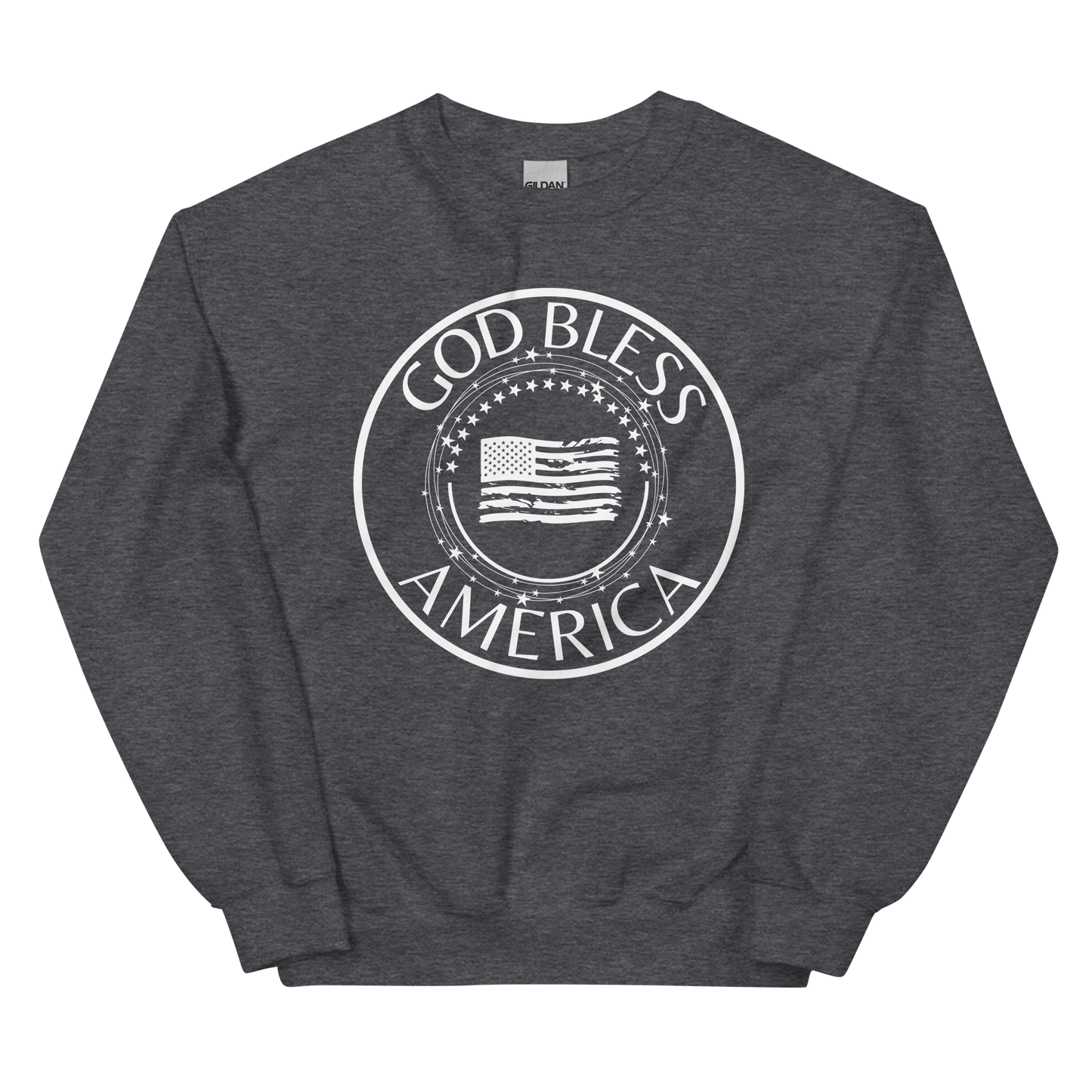 God Bless America Encircled Flag Unisex Sweatshirt