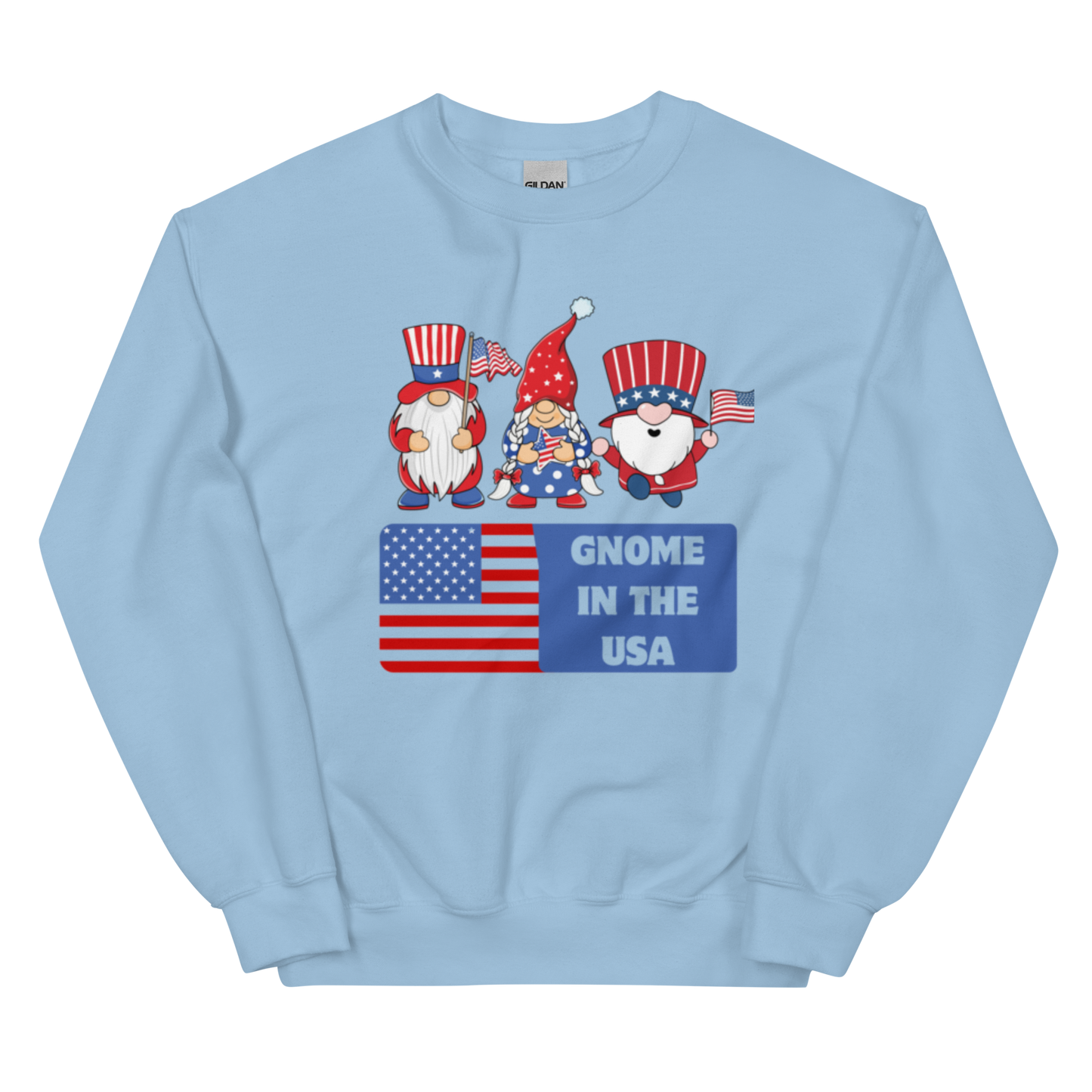 Gnome in the USA Unisex Sweatshirt