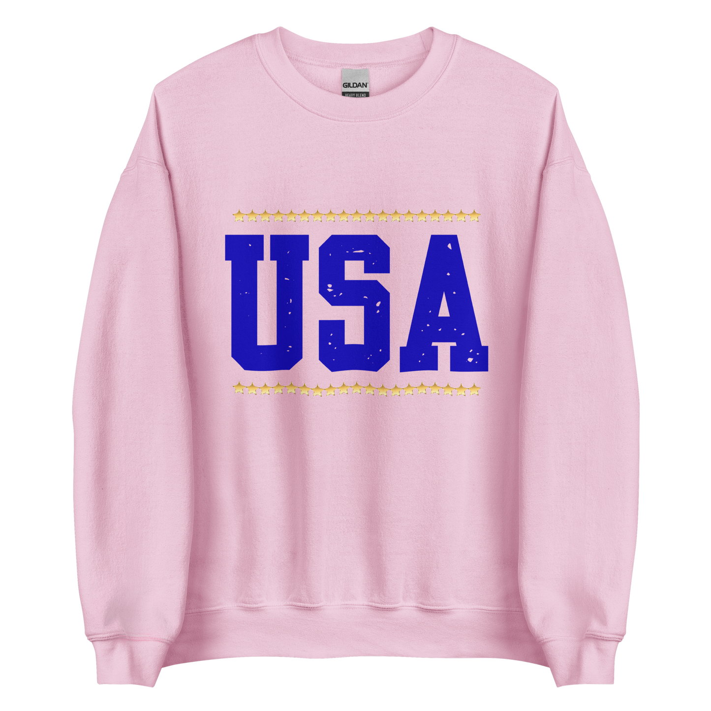 Blue USA Yellow Stars Unisex Sweatshirt