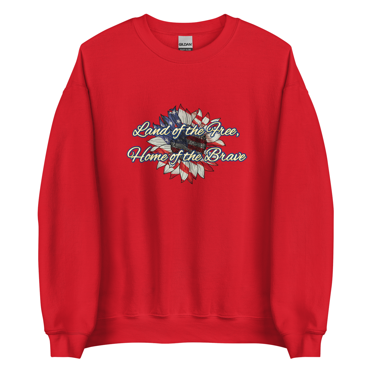 Land of Free Flower Unisex Sweatshirt