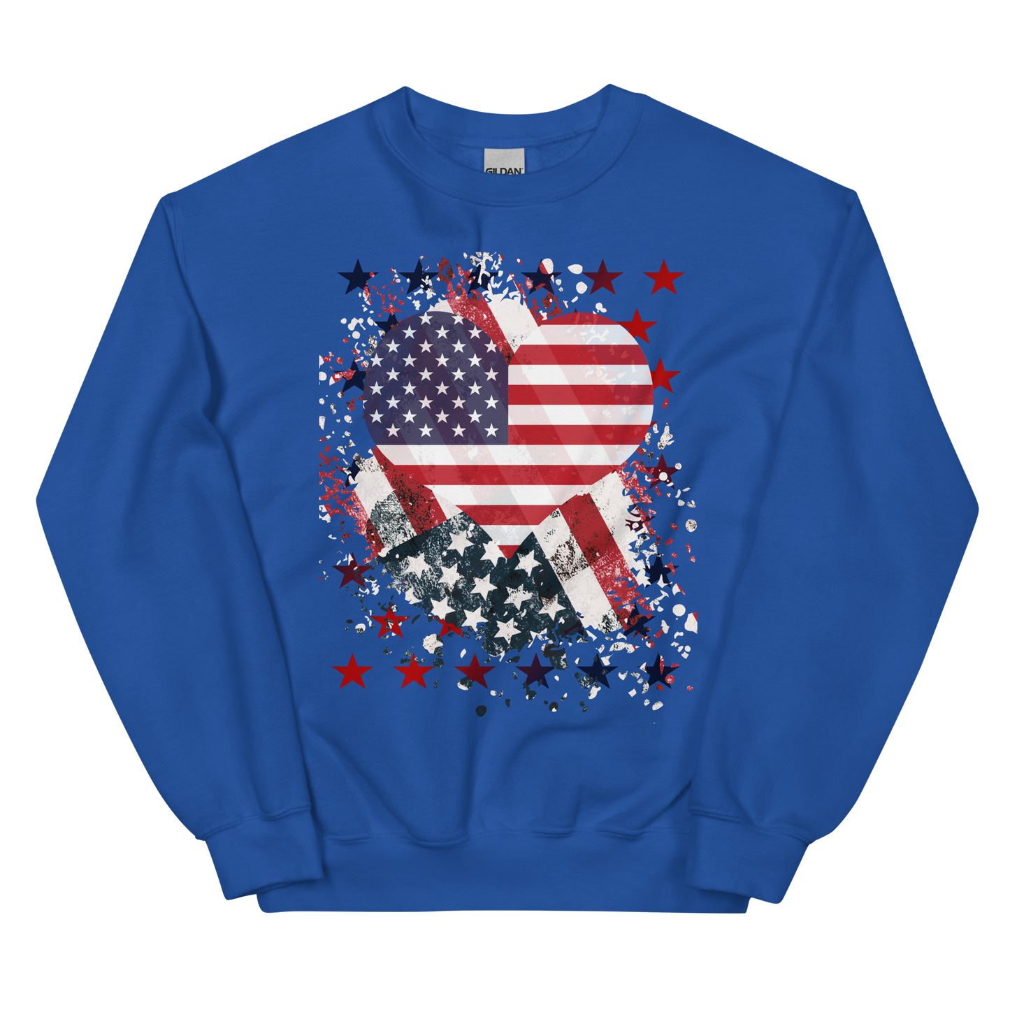 American Heart Flag Unisex Sweatshirt