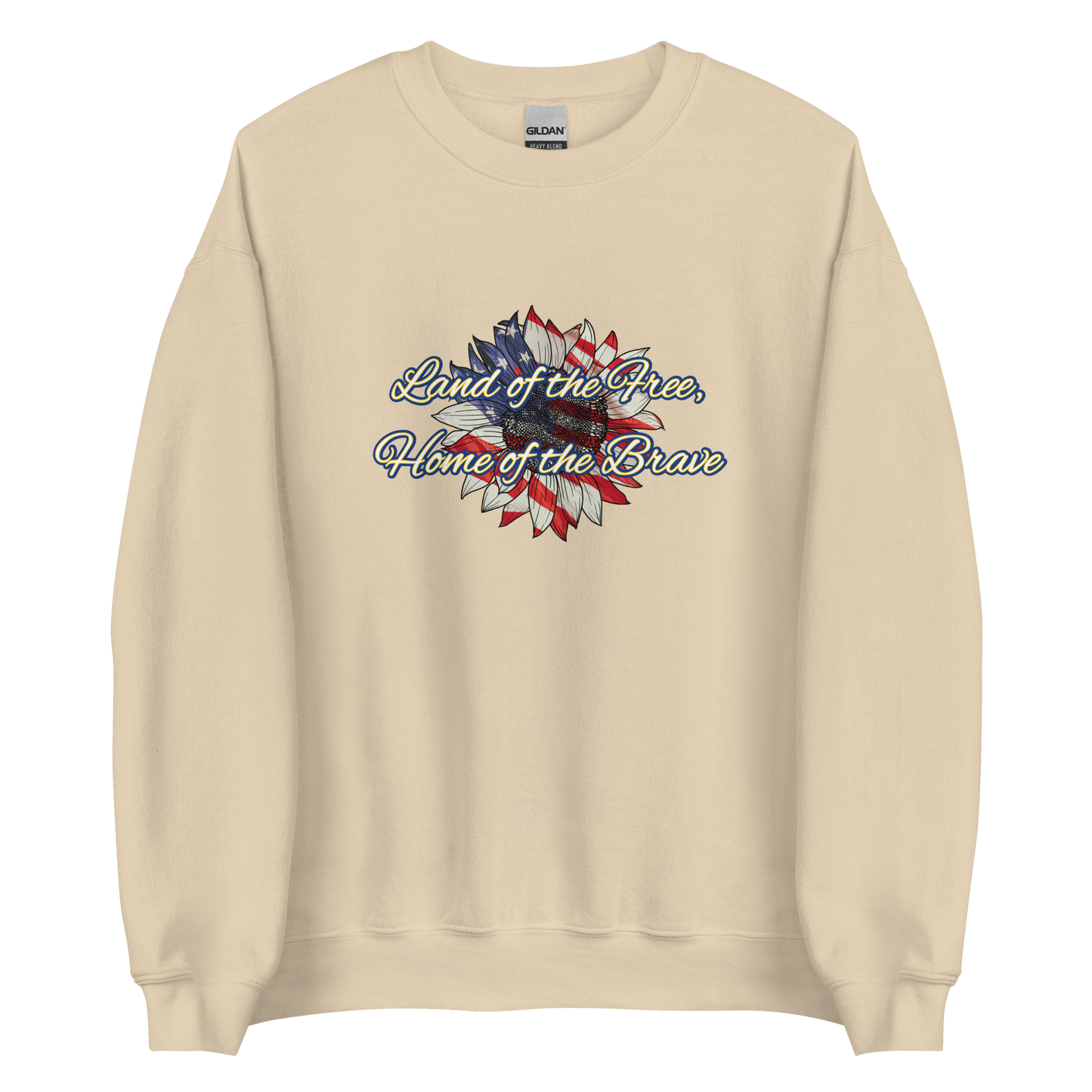 Land of Free Flower Unisex Sweatshirt