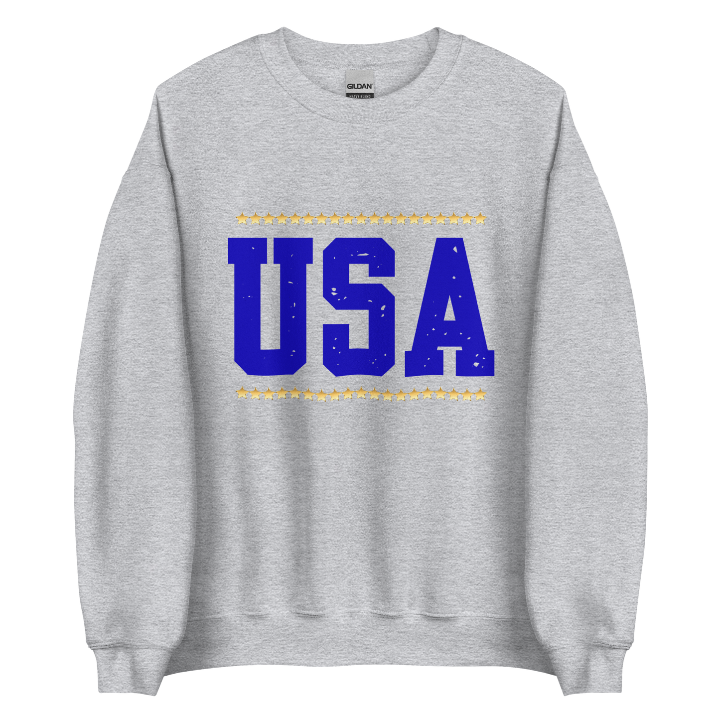 Blue USA Yellow Stars Unisex Sweatshirt