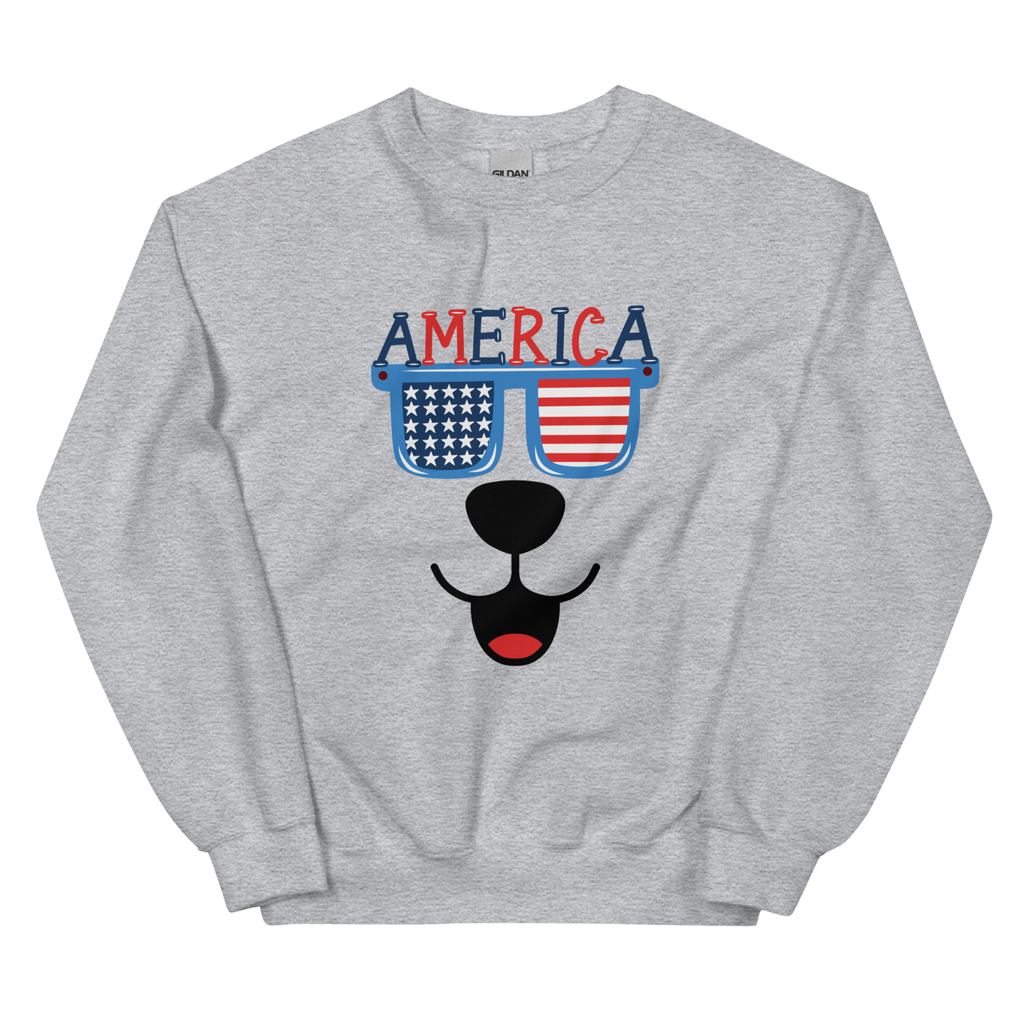 American Doggy Face Unisex Sweatshirt