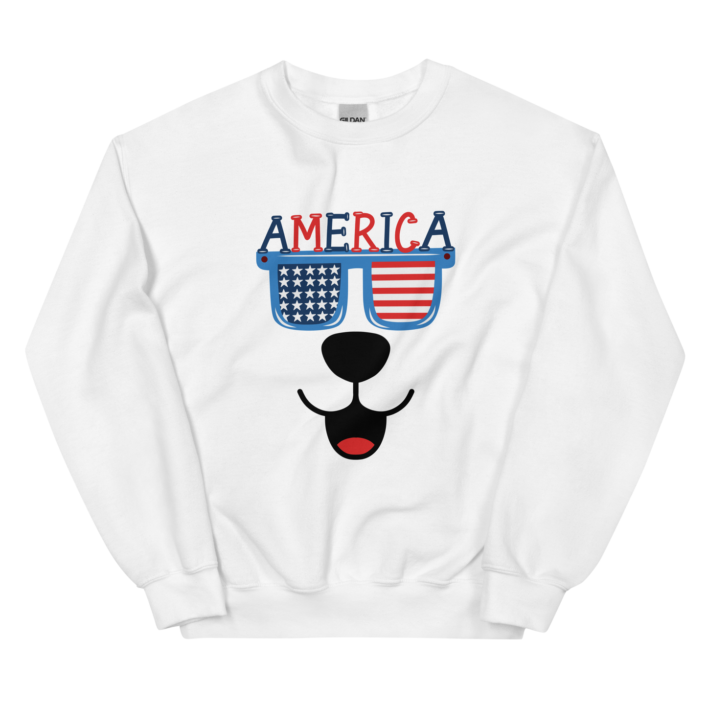 American Doggy Face Unisex Sweatshirt