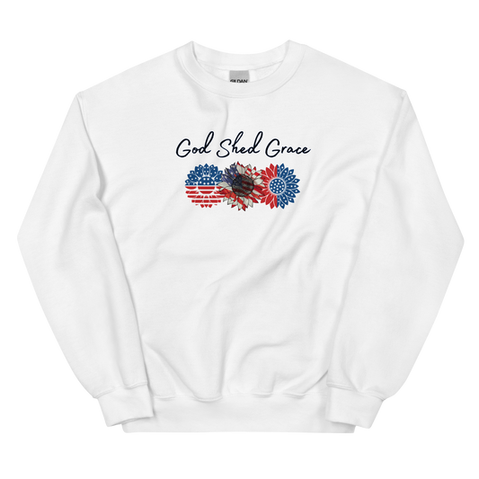 USA American God Shed Grace Unisex Sweatshirt