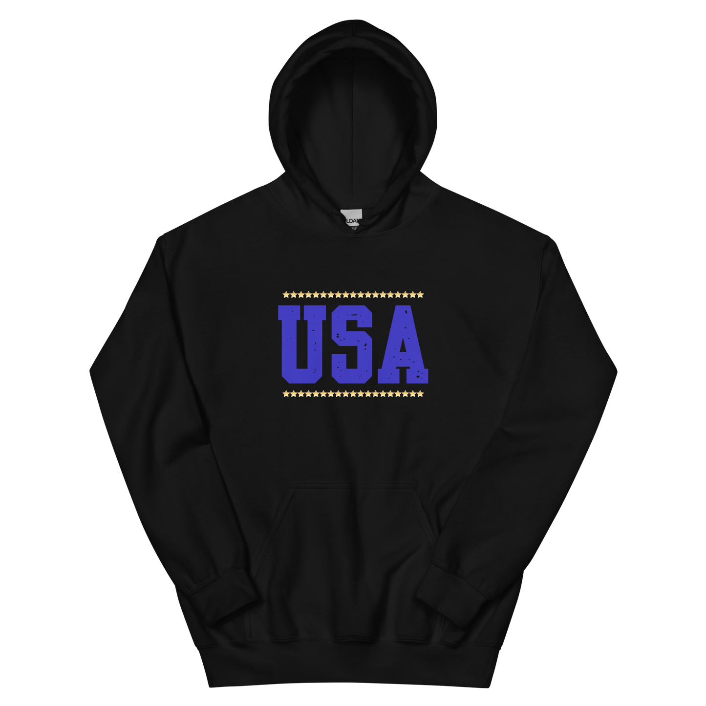 Blue USA Yellow Stars Unisex Hoodie