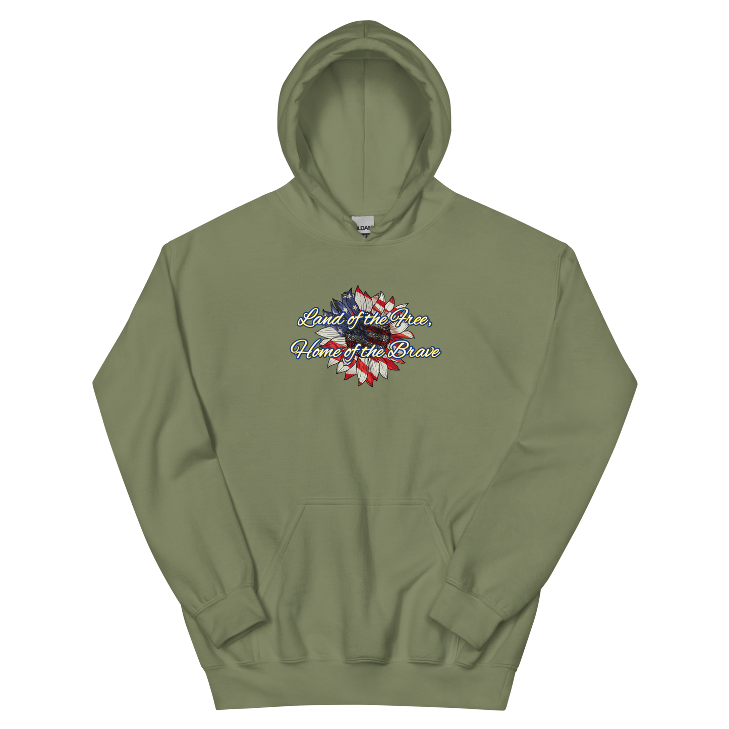 Land of Free Flower Unisex Hoodie