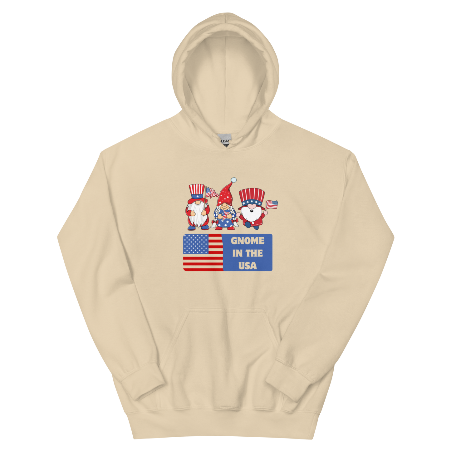 Gnome in the USA Unisex Hoodie