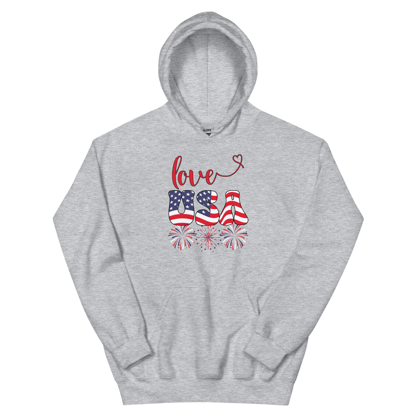 Love USA Unisex Hoodie