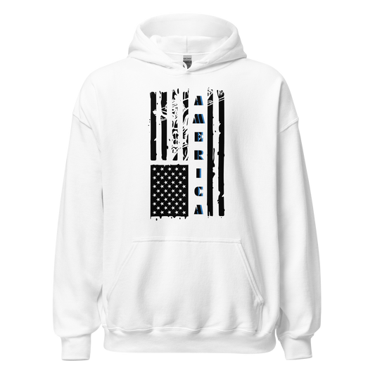 American Flag with Jesus Unisex Hoodie