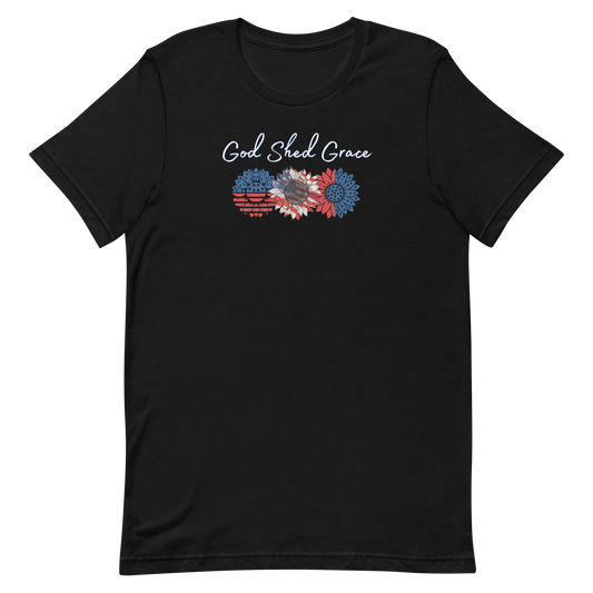 USA American God Shed Grace Unisex T-shirt