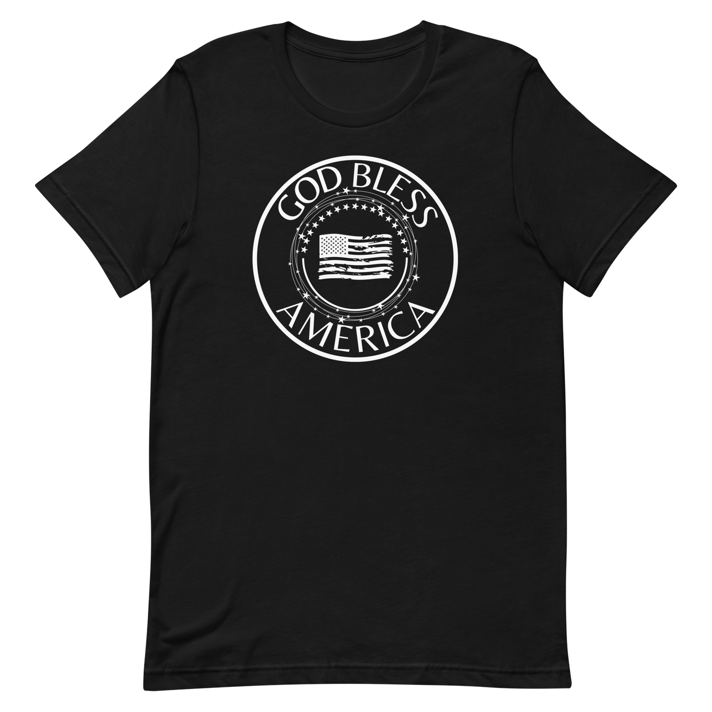 God Bless America Encircled Flag Unisex T-shirt