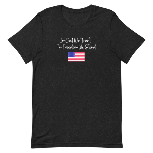 USA In God In Freedom Unisex T-shirt