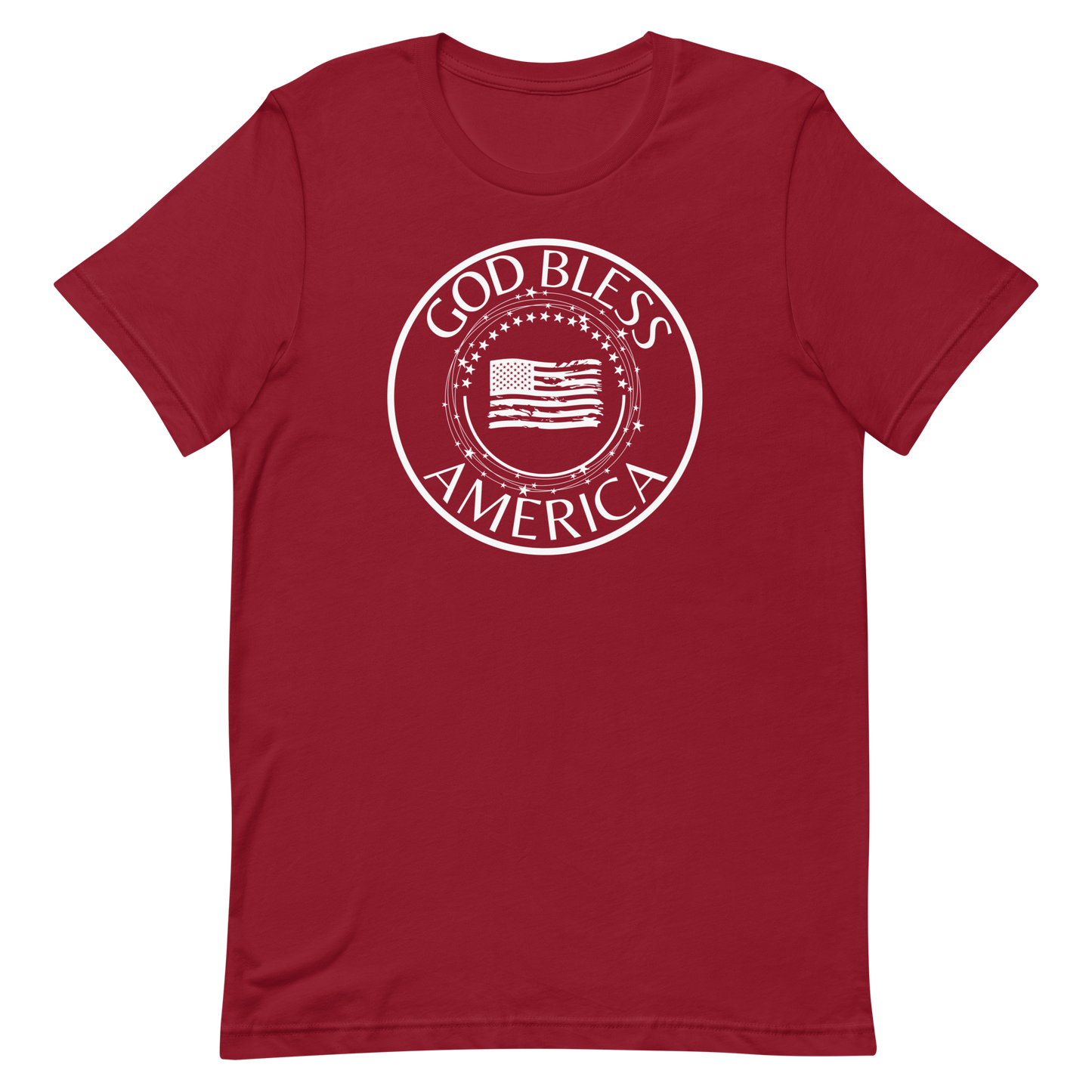 God Bless America Encircled Flag Unisex T-shirt