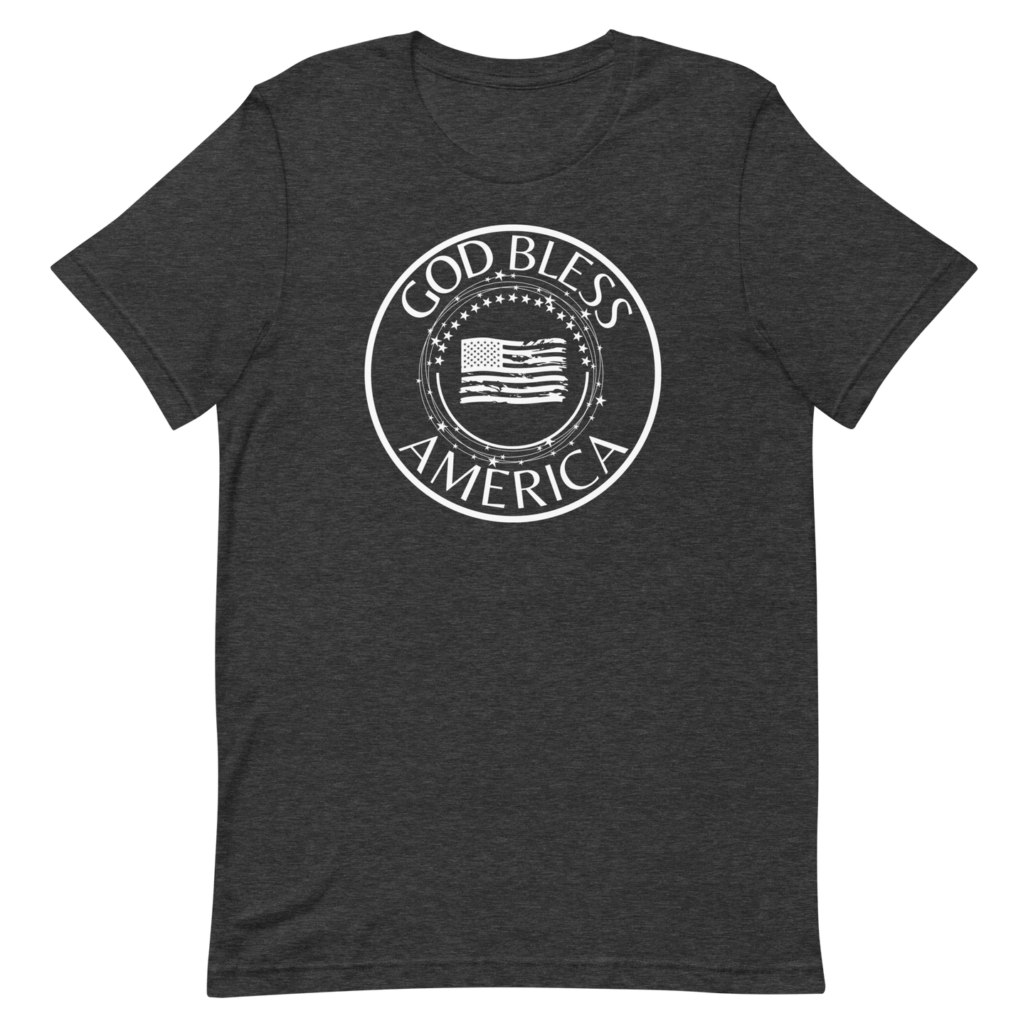 God Bless America Encircled Flag Unisex T-shirt