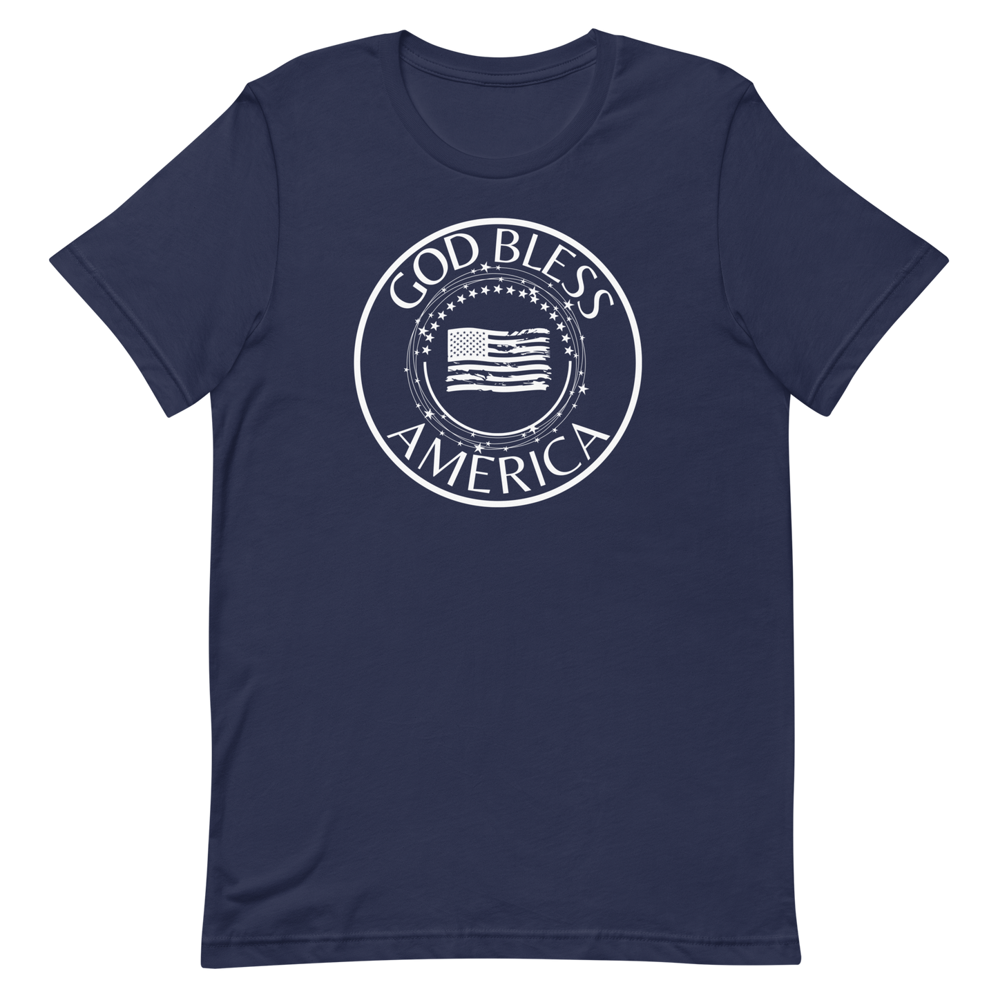 God Bless America Encircled Flag Unisex T-shirt