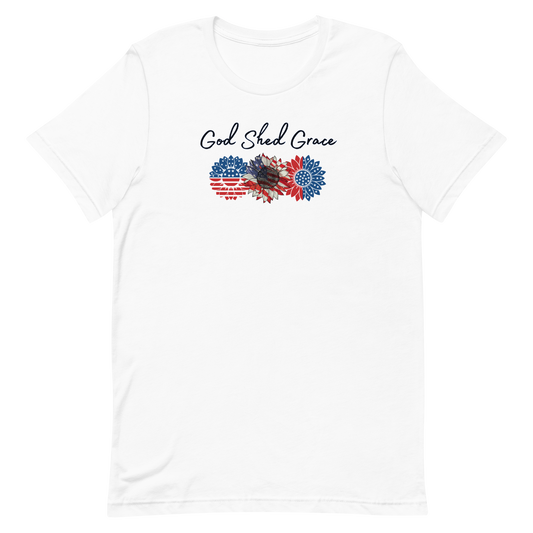 USA American God Shed Grace Unisex t-shirt